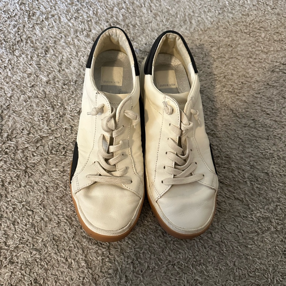 Dolce vita white sneakers.